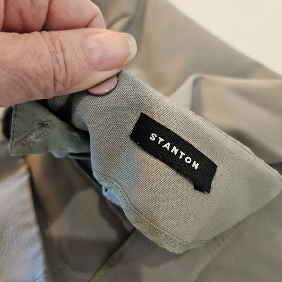 Lafayette 148 New York Size 12 Stanton Tan Skimmer Crop Pant Capris 23" Inseam - Picture 6 of 10